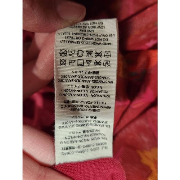 Free People Floral Red Blouse medium - Picture 4 of 4